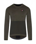CAFE DU CYCLISTE Angele Long Sleeve Jersey - Gunmetal Green-Long Sleeve Jerseys-