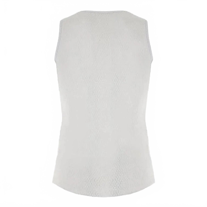 SANTINI Alpha Sleeveless Base Layer - White