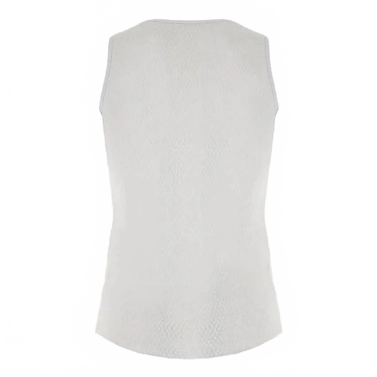SANTINI Alpha Sleeveless Base Layer - White