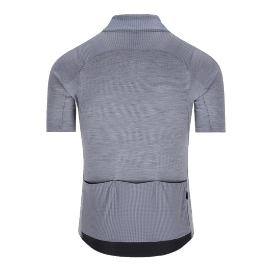 Q36.5 Adventure Tech Merino Jersey Grisaille - Blue