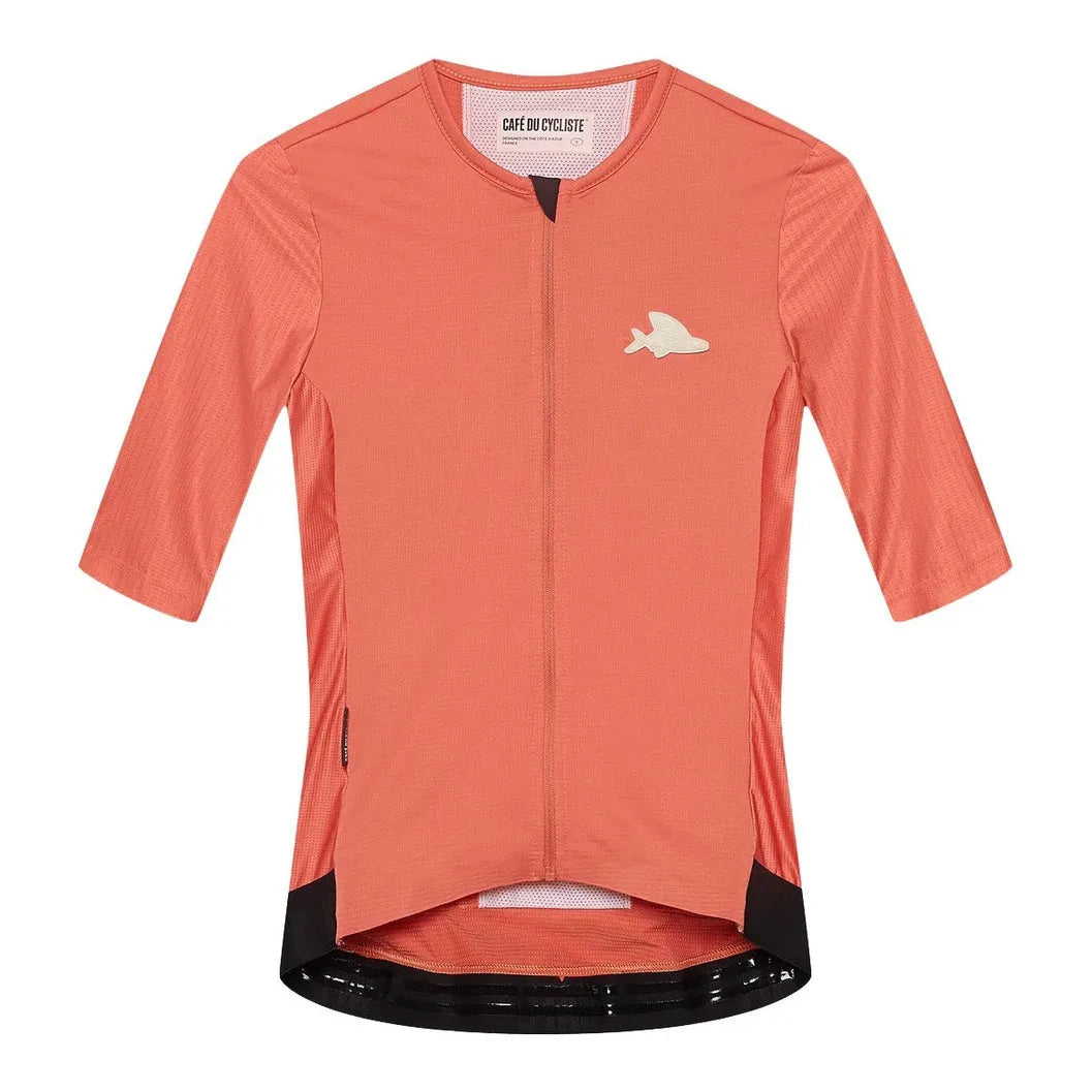 CAFE DU CYCLISTE Olympe Ultralight Cycling Women Jersey - Cinder Red