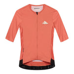 CAFE DU CYCLISTE Olympe Ultralight Cycling Women Jersey - Cinder Red