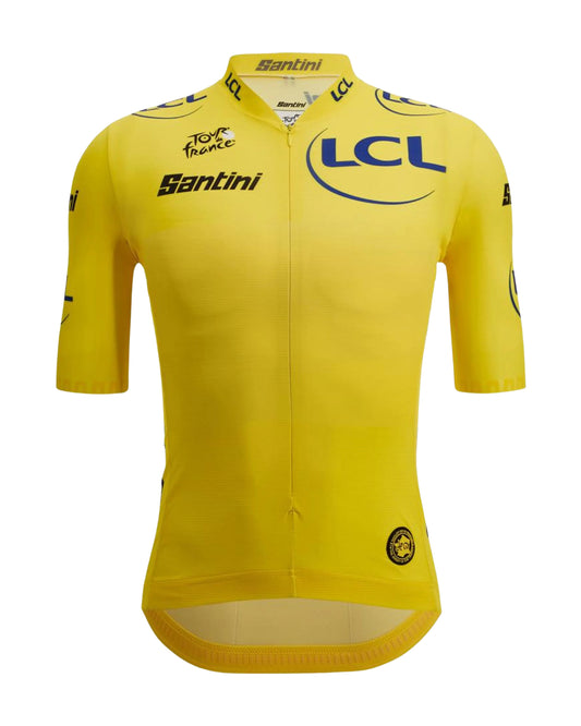 SANTINI TDF Maillot Jaune Cycling Jersey - Yellow