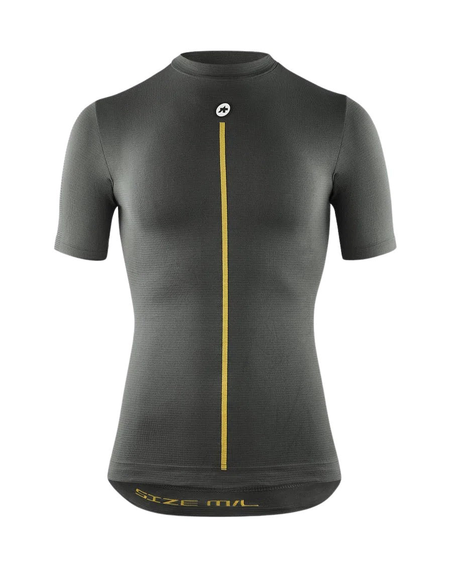 ASSOS Spring Fall Short Sleeve Skin Layer P1 - Anthracite Grey