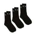 OAKLEY ELLIPSE CREW SOCKS PACK 3 - Black