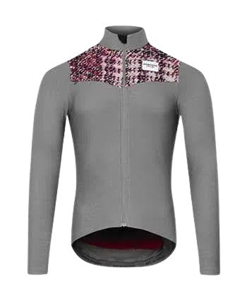 CAFE DU CYCLISTE Clemence Long Sleeve Jersey - Dark Grey-Long Sleeve Jerseys-
