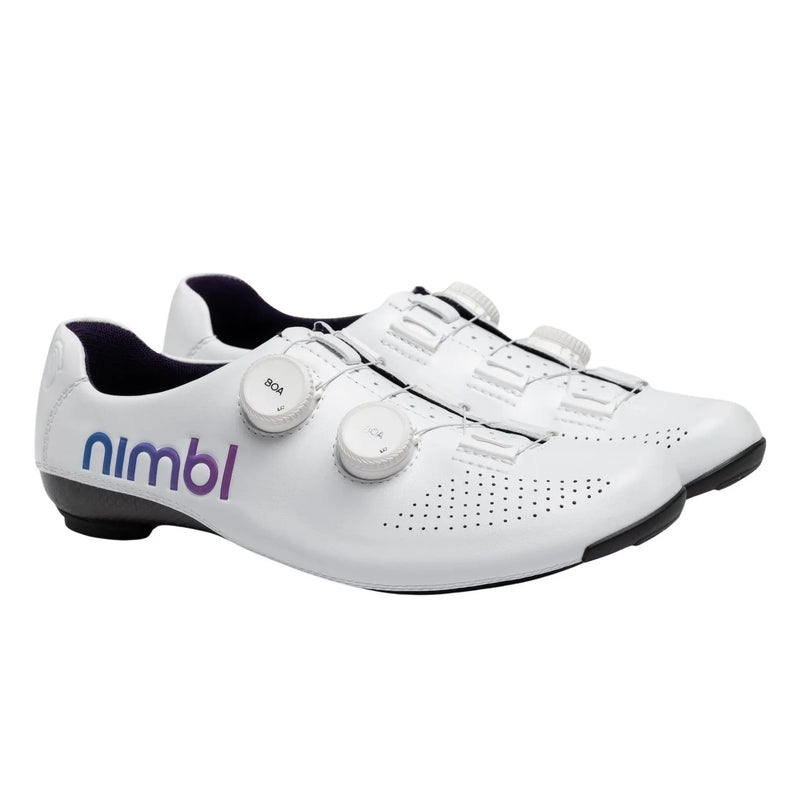 NIMBL Road Cycling Shoes Exceed - White Multicolor | Velodrom