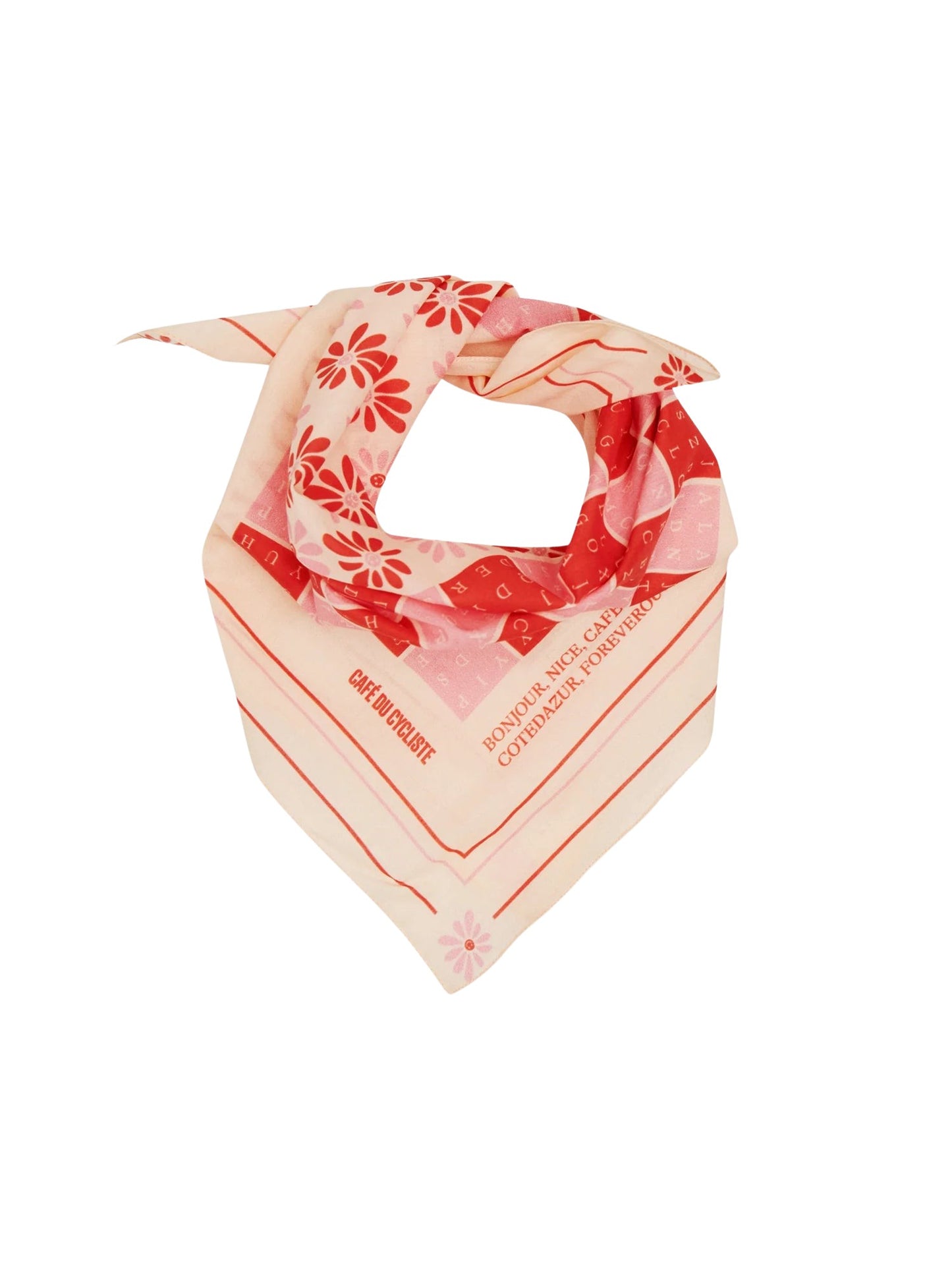 CAFE DU CYCLISTE Bandana - Play Rosa