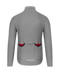 CAFE DU CYCLISTE Clemence Long Sleeve Jersey - Dark Grey-Long Sleeve Jerseys-