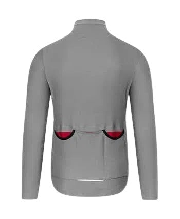 CAFE DU CYCLISTE Clemence Long Sleeve Jersey - Dark Grey-Long Sleeve Jerseys-