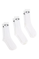OAKLEY ELLIPSE CREW SOCKS PACK 3 - White