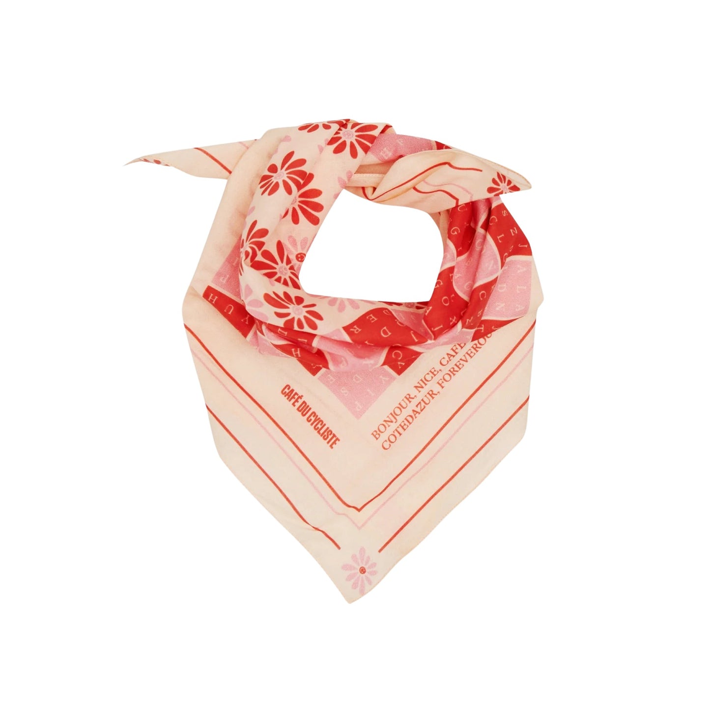 CAFE DU CYCLISTE Bandana - Play Rosa