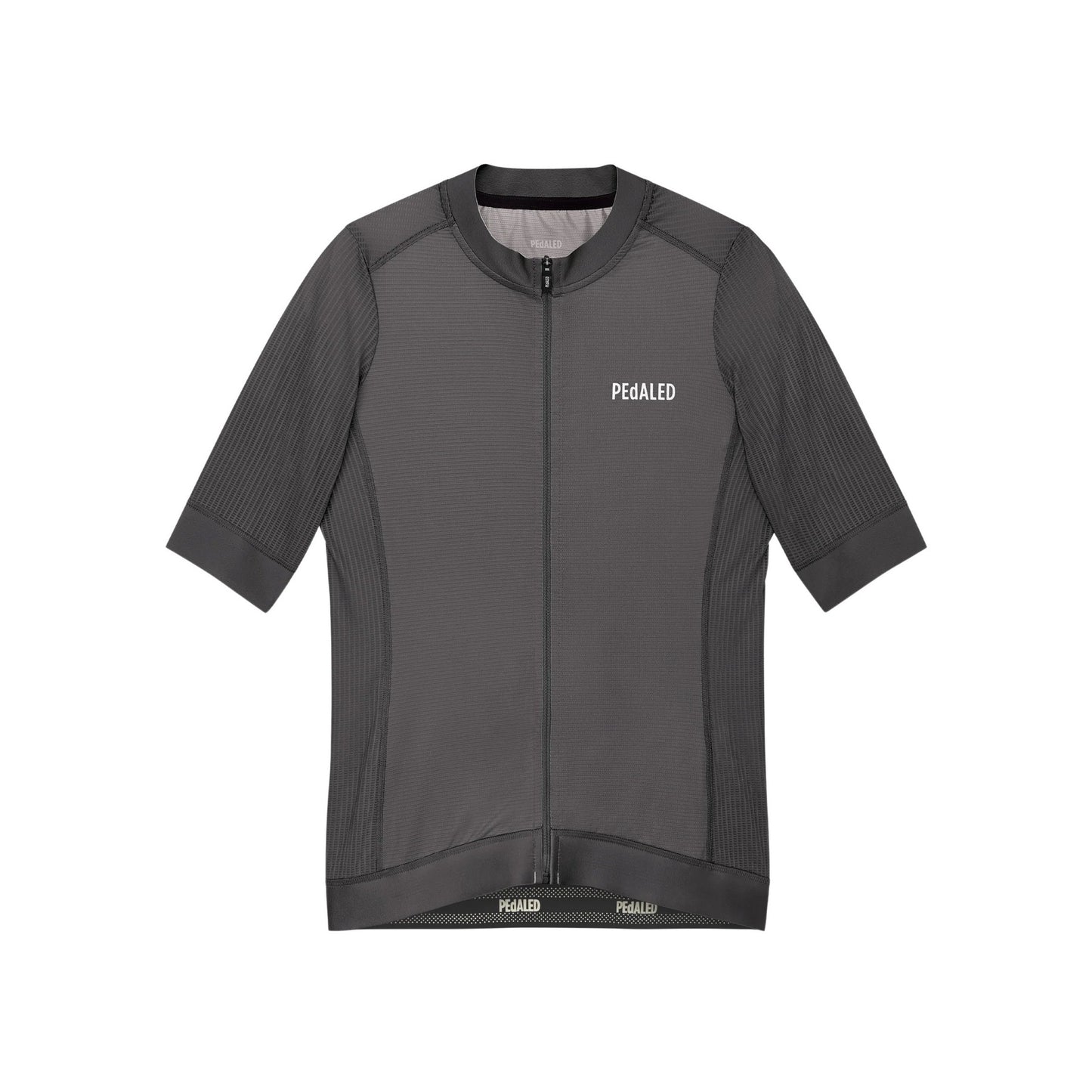 PEDALED Element Mesh Cycling Jersey - Charcoal Gray