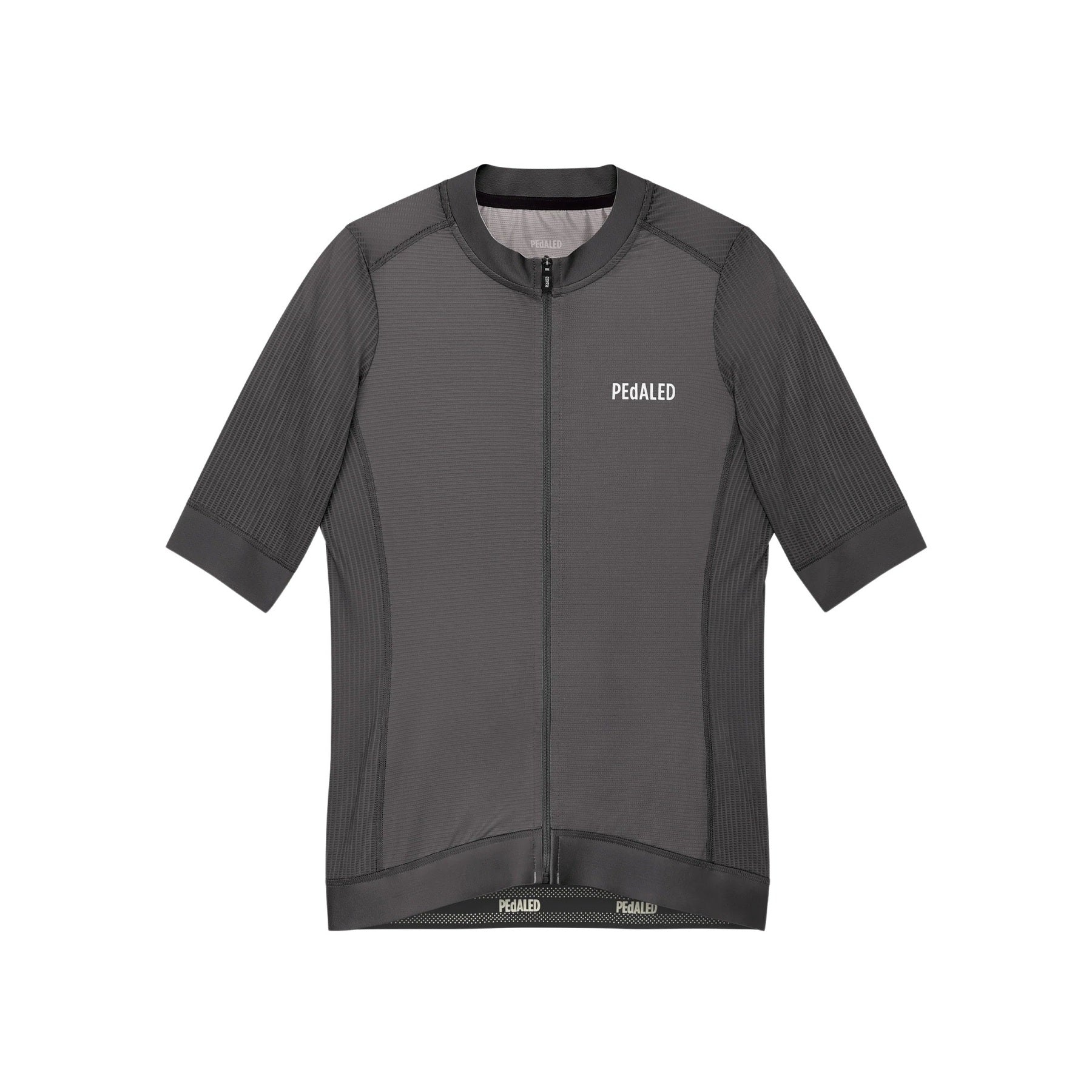 PEDALED Element Mesh Cycling Jersey - Charcoal Gray