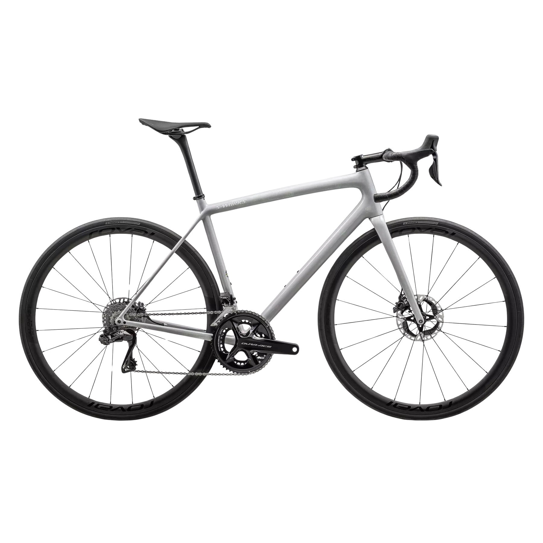 SPECIALIZED SWORKS Aethos Shimano Dura Di2 Ace Road Bike - GLOSS BIRCH/ABALONE-LAPIS ORGANIC COLOR RUN/DUNE