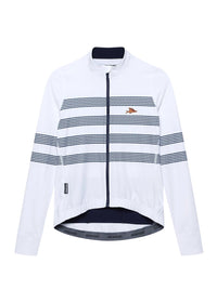 CAFE DU CYCLISTE Charlie Brushed Women LS Jersey - Mariniere