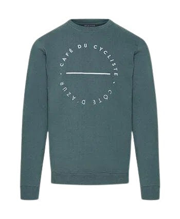 CAFE DU CYCLISTE Clementine Sweatshirt - Emerald Green-Sweatshirts-