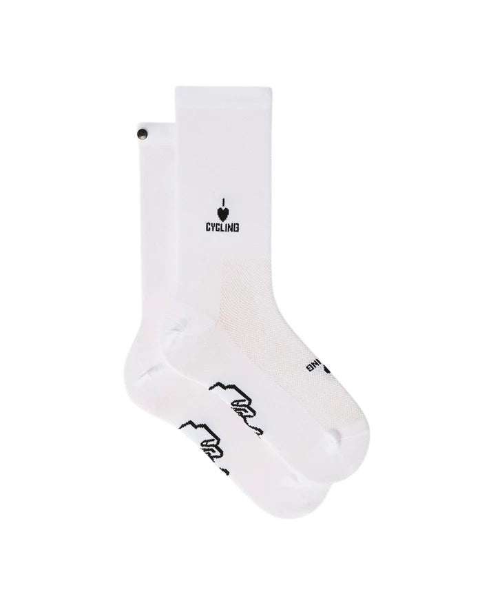 FINGERSCROSSED Classic Iconic I Love Cycling - White