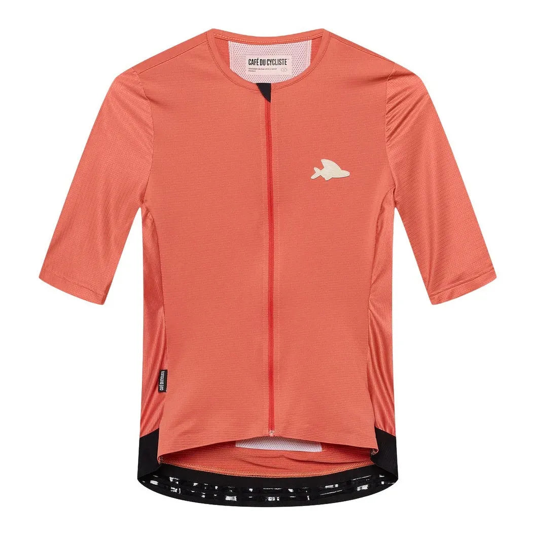 CAFE DU CYCLISTE Olympe Ultralight Cycling Jersey - Cinder Red