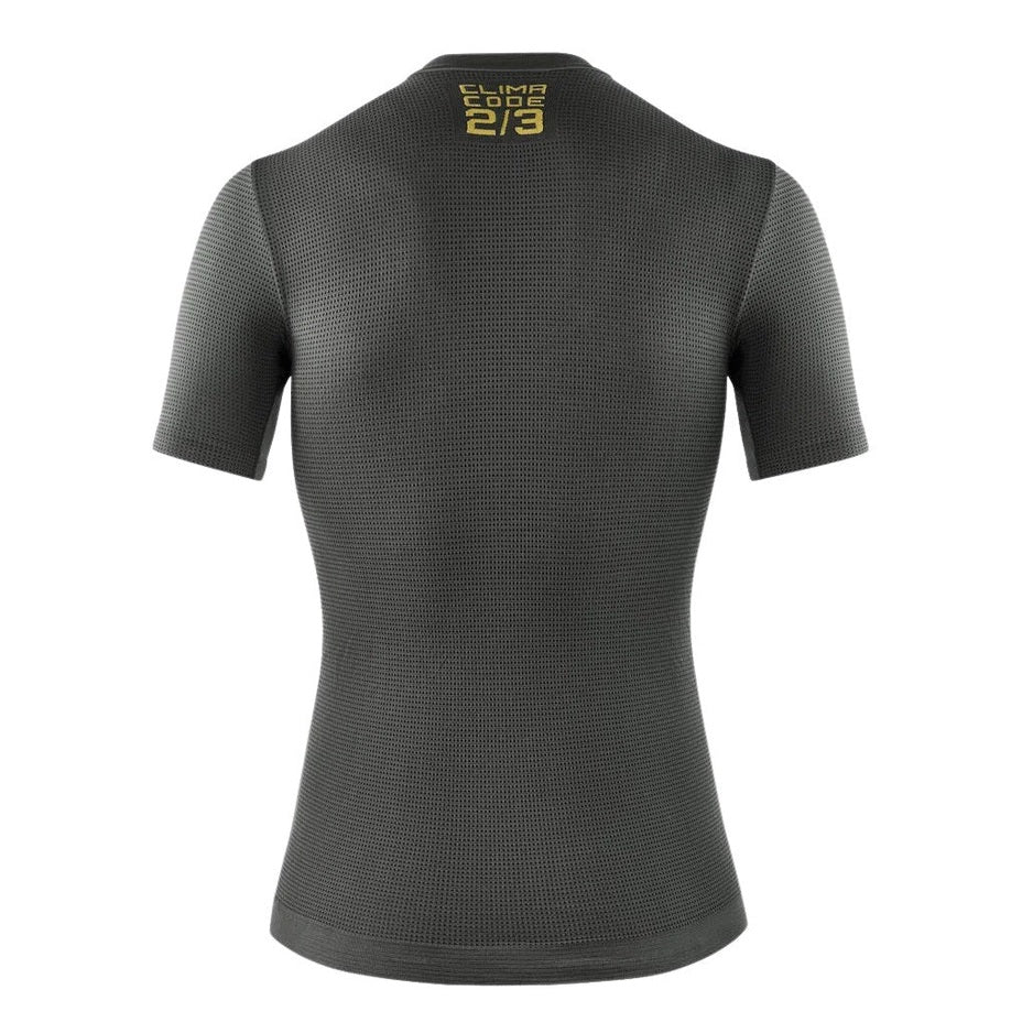 ASSOS Spring Fall Short Sleeve Skin Layer P1 - Anthracite Grey
