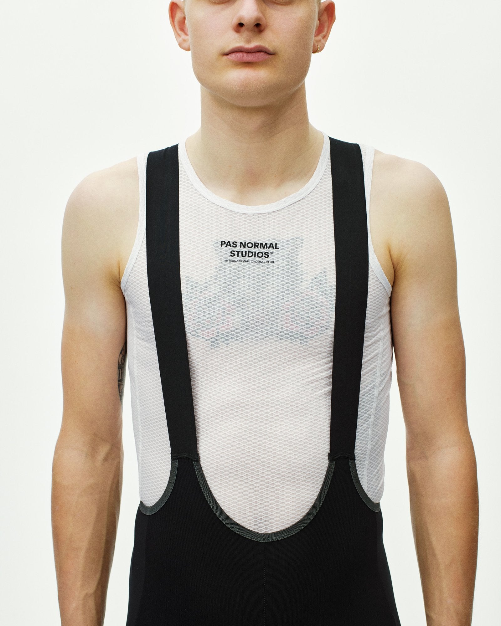 PAS NORMAL STUDIOS Escapism Cargo Bibs Black - front detail