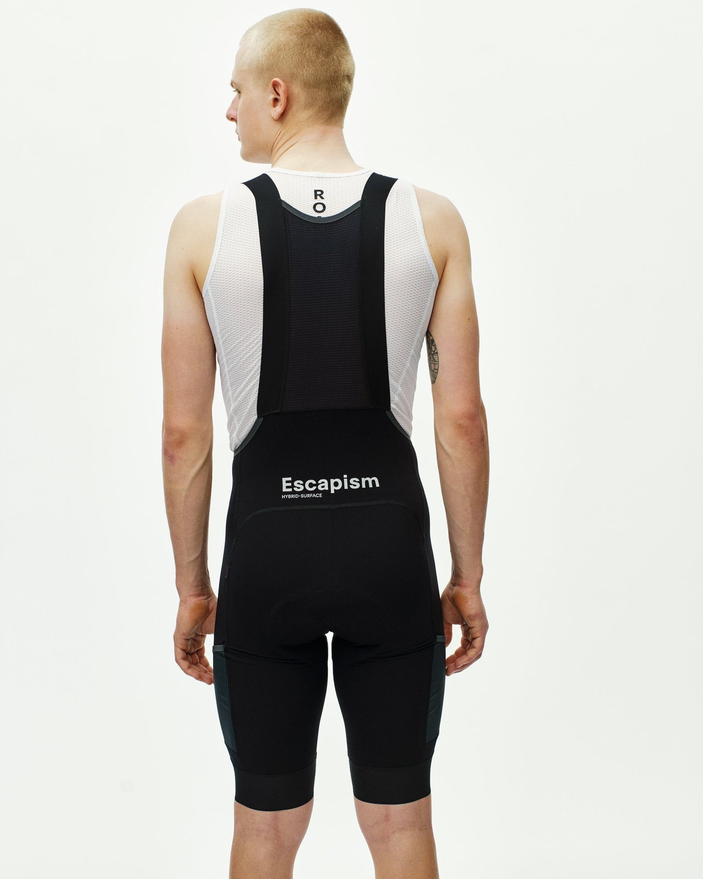PAS NORMAL STUDIOS Escapism Cargo Bibs Black - model back