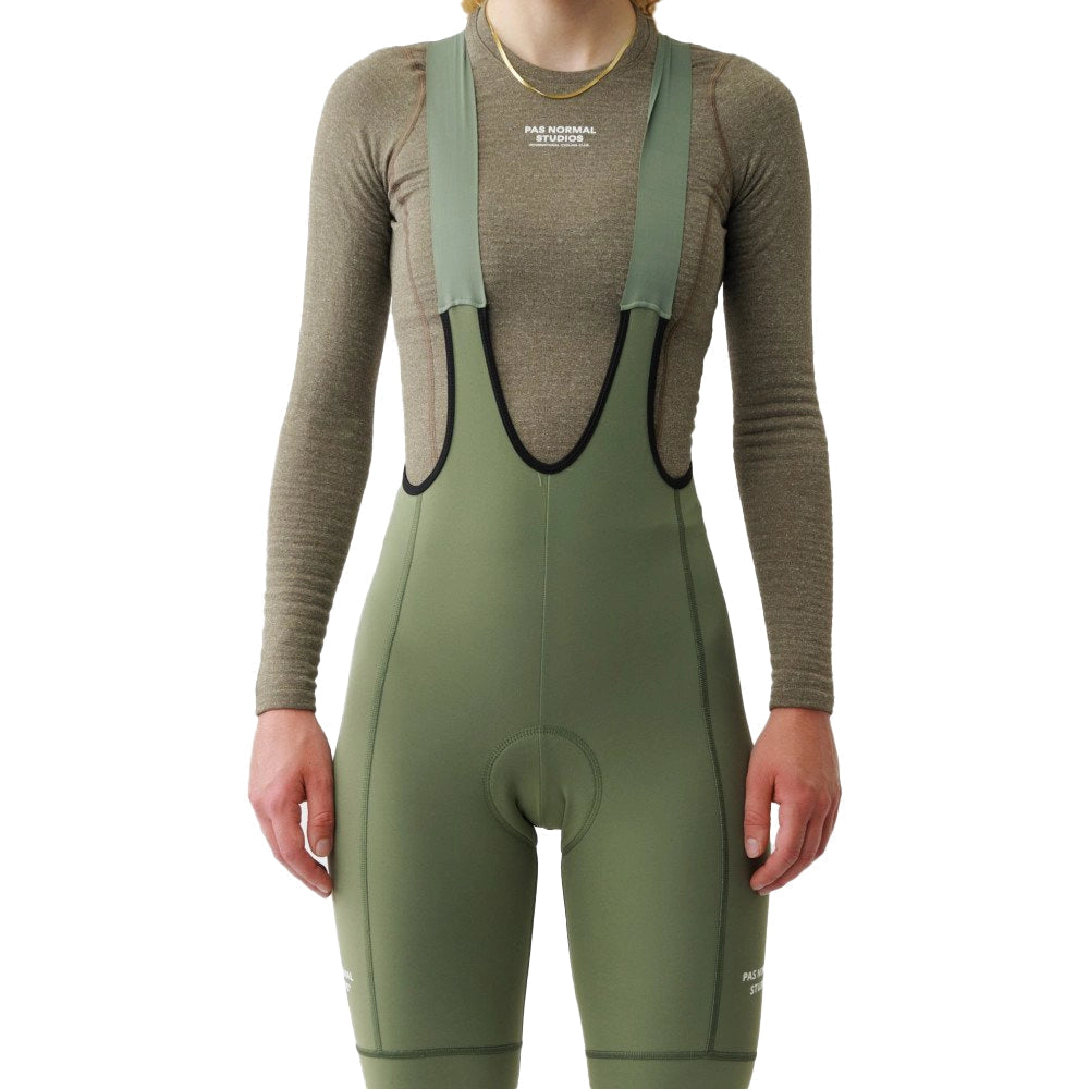 PAS NORMAL STUDIOS Essential Women Thermal Long Bibs - Dark Celeste AW23