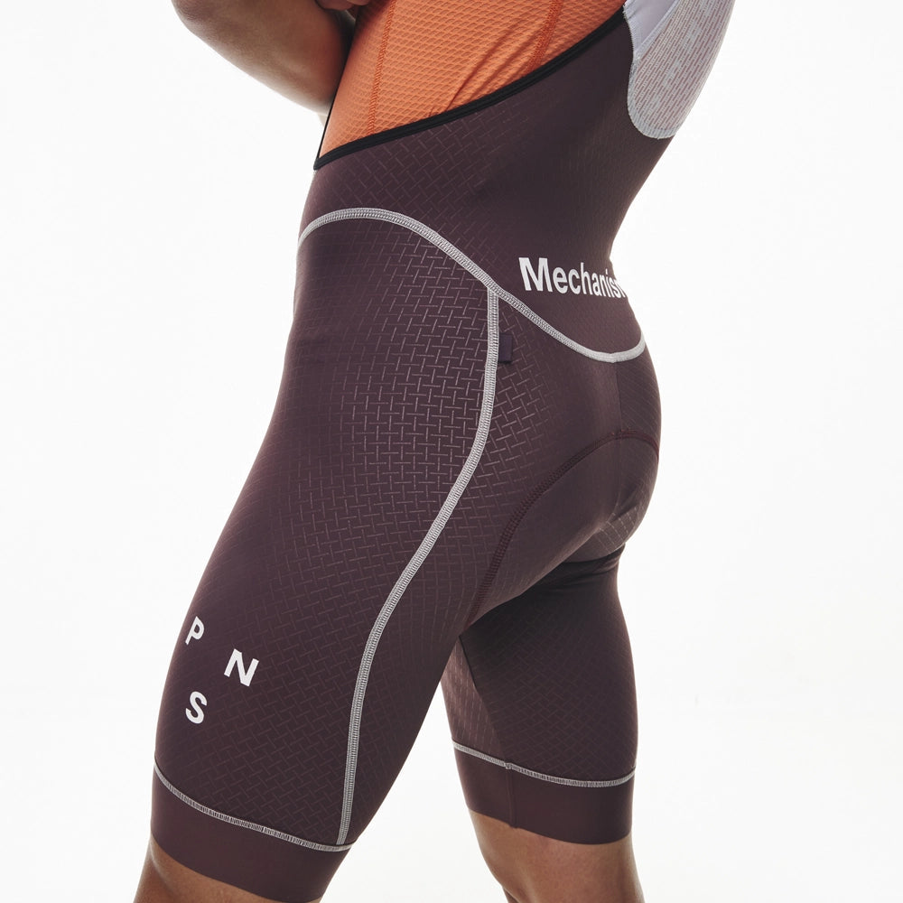 PAS NORMAL STUDIOS Mechanism Bib Shorts SS23 - Light Burgundy – Velodrom CC