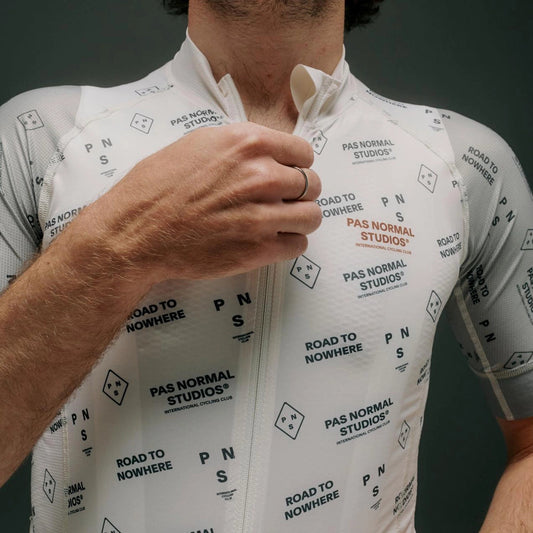 PAS NORMAL STUDIOS Mechanism Late Drop Jersey SS23 - Off White Contrast