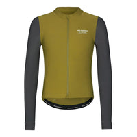PAS NORMAL STUDIOS Mechanism Maillot Ciclismo Manga Larga - Deep Grey/Green