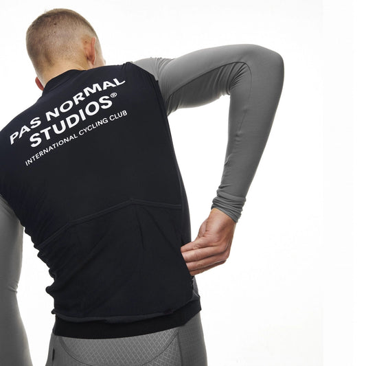 PAS NORMAL STUDIOS Mechanism Long Sleeve Jersey - Black/Medium Grey
