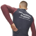 PAS NORMAL STUDIOS Mechanism Long Sleeve Jersey - Dark Navy/ Dusty Mauve AW23
