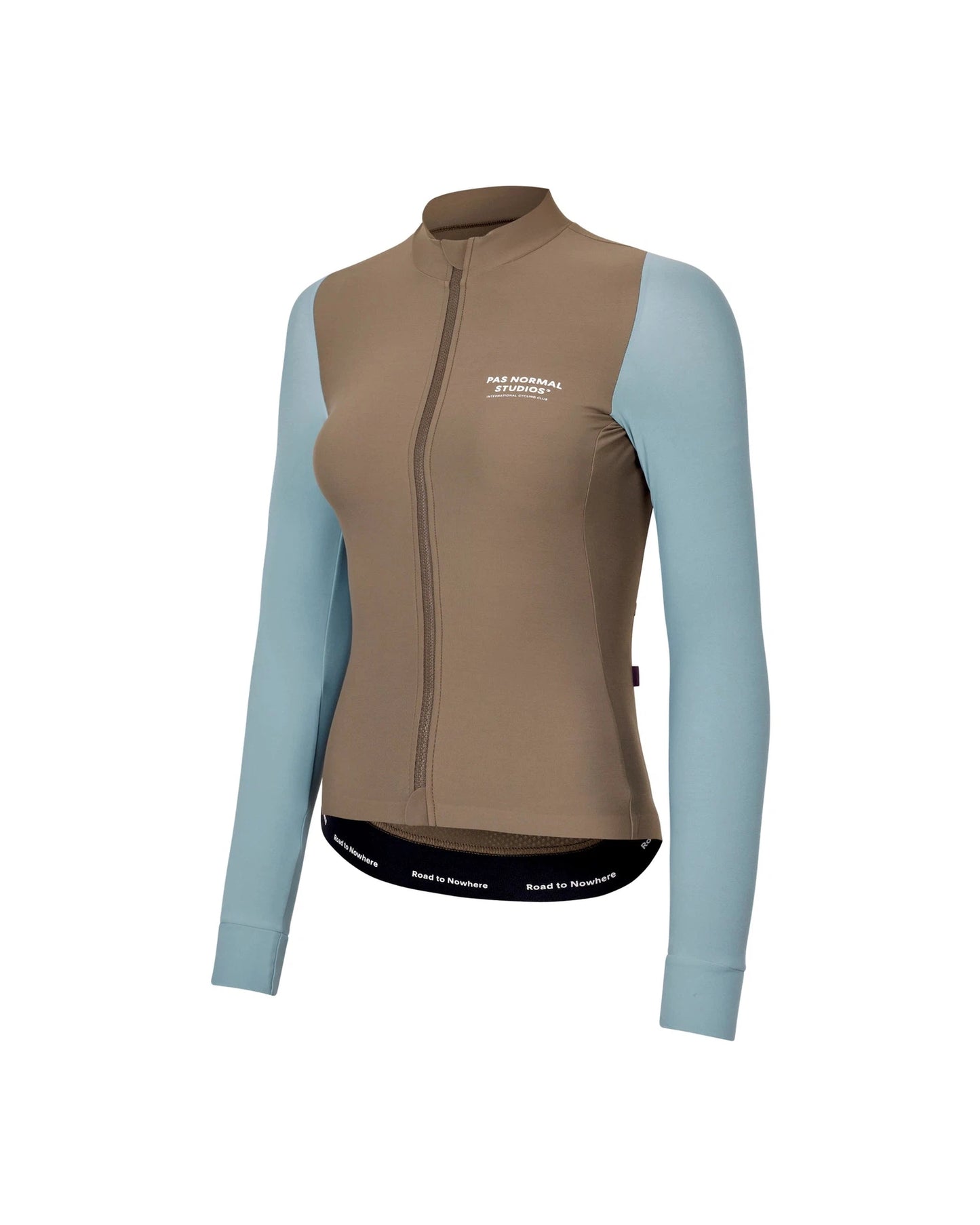 PAS NORMAL STUDIOS Mechanism Long Sleeve Women Jersey - Dusty Blue/Dark Stone