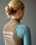 PAS NORMAL STUDIOS Mechanism Long Sleeve Women Jersey - Dusty Blue/Dark Stone