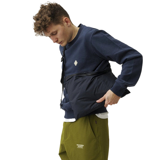 PAS NORMAL STUDIOS Off Race Patch Sweatshirt - Navy