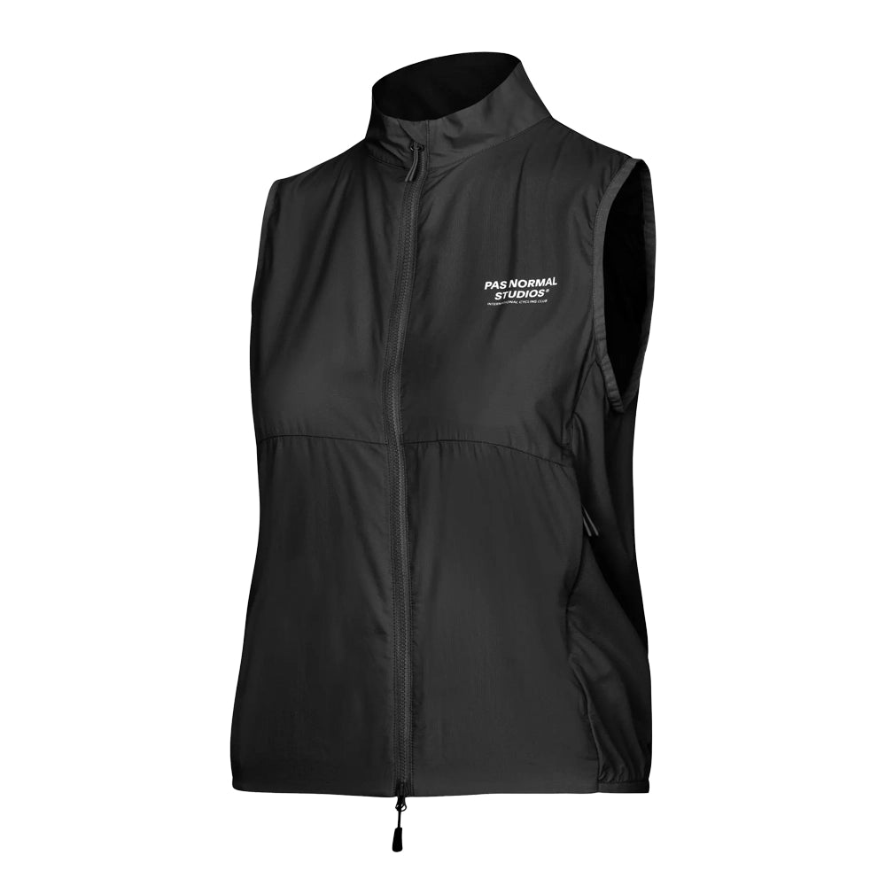 PAS NORMAL STUDIOS Off Race Stow Away Women Gilet - Black