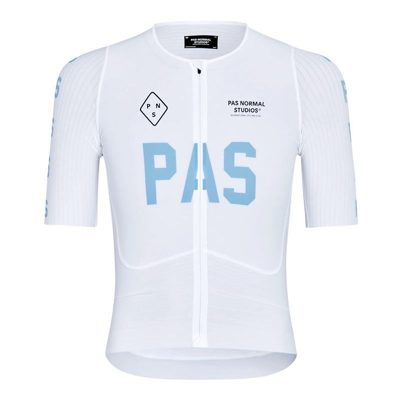 PAS NORMAL STUDIOS PAS Mechanism Pro Jersey SS24 - White – Velodrom CC PAS NORMAL STUDIOS PAS Mechanism Pro Jersey SS24 - White – Velodrom CC