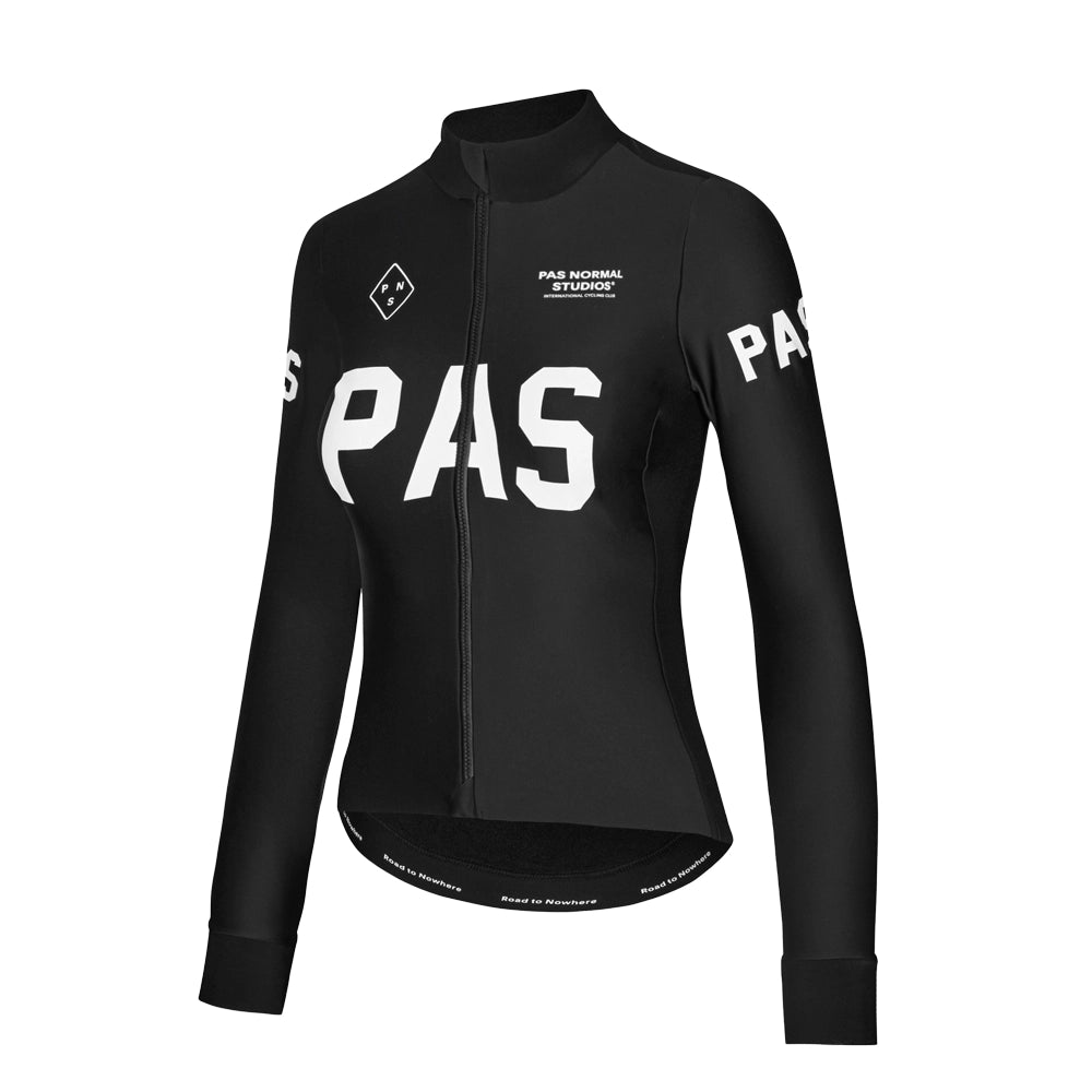 PAS NORMAL STUDIOS PAS Mechanism Thermal Long Sleeve Women Jersey AW23 - Black