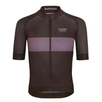 PAS NORMAL STUDIOS Solitude Maillot Ciclismo 2021 - Dark Red Stripe