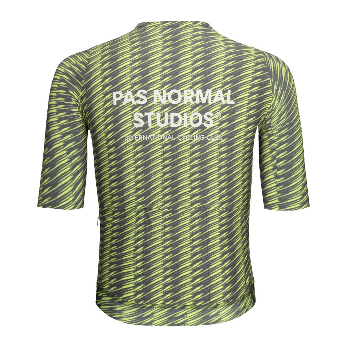 PAS NORMAL STUDIOS Solitude Jersey SS24 - Dark Moss/Lime Green PAS NORMAL STUDIOS Solitude Jersey SS24 - Dark Moss/Lime Green