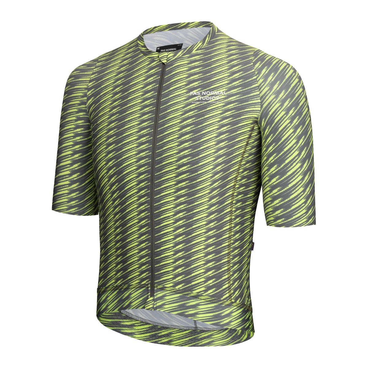 PAS NORMAL STUDIOS Solitude Jersey SS24 - Dark Moss/Lime Green PAS NORMAL STUDIOS Solitude Jersey SS24 - Dark Moss/Lime Green