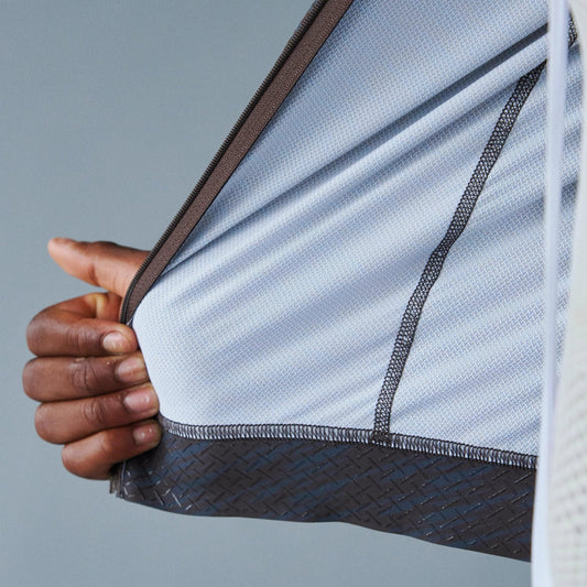 PAS NORMAL STUDIOS Solitude Jersey SS24 - Dark Navy/Light Brown