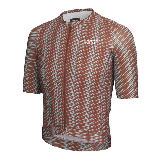 PAS NORMAL STUDIOS Solitude Jersey SS24 - Sky Blue/Brick
