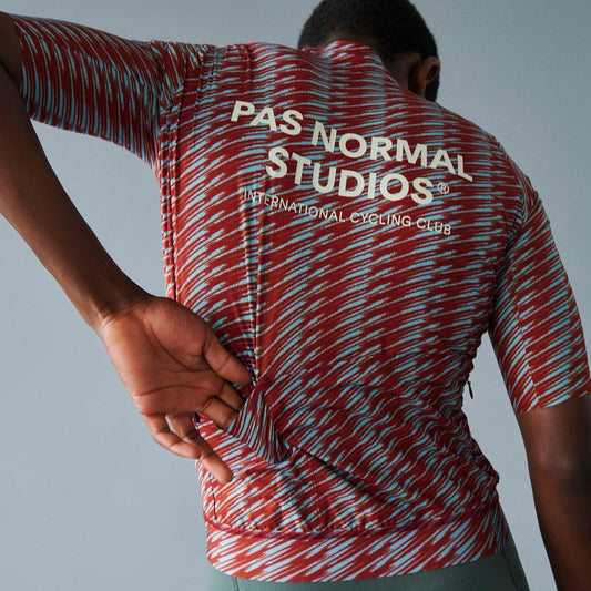 PAS NORMAL STUDIOS Solitude Jersey SS24 - Sky Blue/Brick