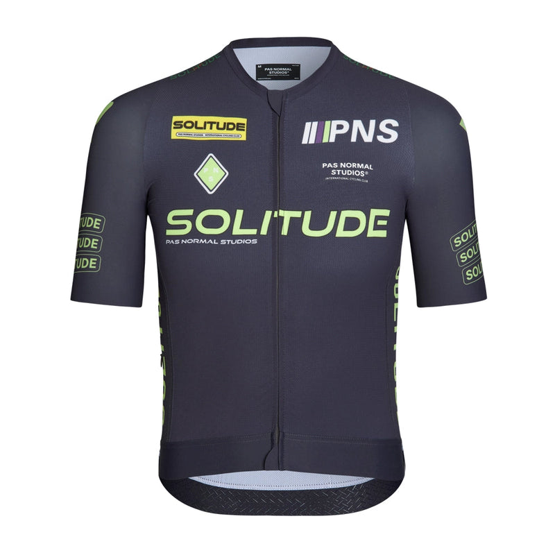 PAS NORMAL STUDIOS Solitude Logo Jersey SS23 - Black – Velodrom CC PAS NORMAL STUDIOS Solitude Logo Jersey SS23 - Black – Velodrom CC
