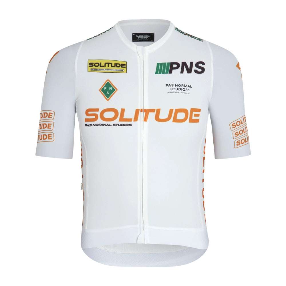 PAS NORMAL STUDIOS Solitude Logo Jersey SS23 - White | Velodrom