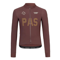 PAS NORMAL STUDIOS TKO Control Heavy Maillot Ciclismo Manga Larga - Burgundy