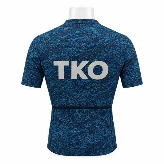 PAS NORMAL STUDIOS TKO Disorder Jersey Second Life - Blue Pattern, back