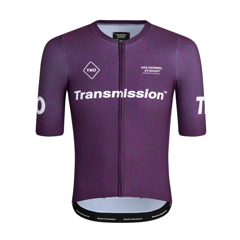 PAS NORMAL STUDIOS TKO Mechanism Short Sleeve Jersey - Dark Purple