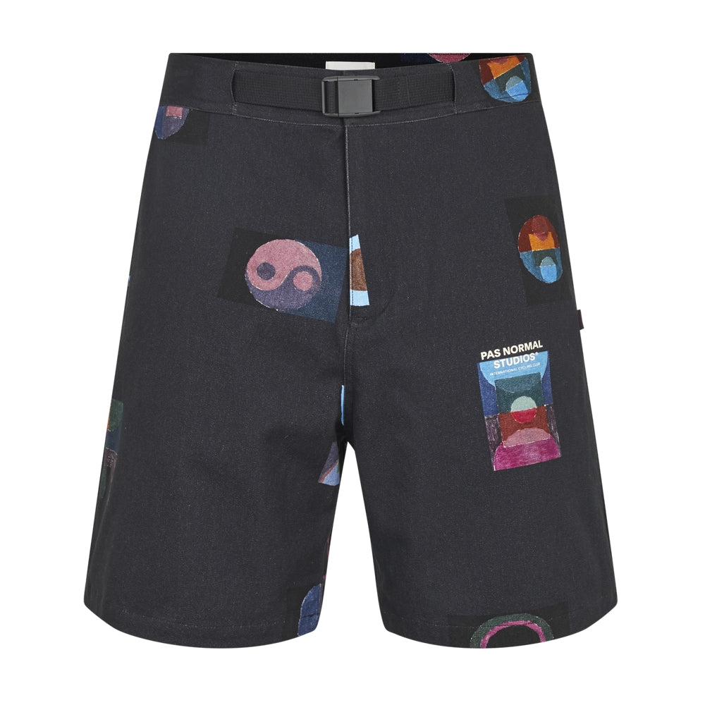 PAS NORMAL STUDIOS TKO Off Race Cotton Twill Shorts SS24 - Charcoal ...